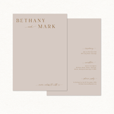 Bethany Main Invitation
