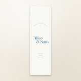 Alice Fabric Welcome Sign
