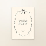 Celine Cards & Gifts Sign