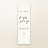 Fleur Fabric Welcome Sign