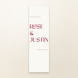 Rose Fabric Welcome Sign
