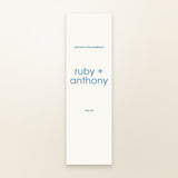Ruby Fabric Welcome Sign