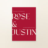 Rose Welcome Sign