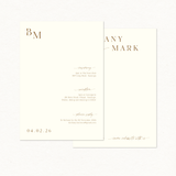Bethany Main Invitation