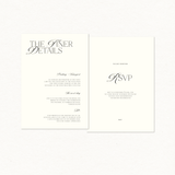 Brittany Details & RSVP Card