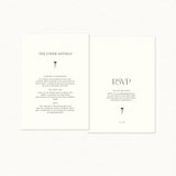 Celine Details & RSVP Card