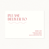 Sapphire Printed Envelope - Invitation Size