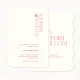 Sapphire Main Invitation