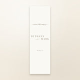 Bethany Fabric Welcome Sign