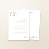 Bethany Menu