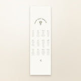 Fleur Fabric Seating Chart