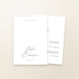 Julie Main Invitation